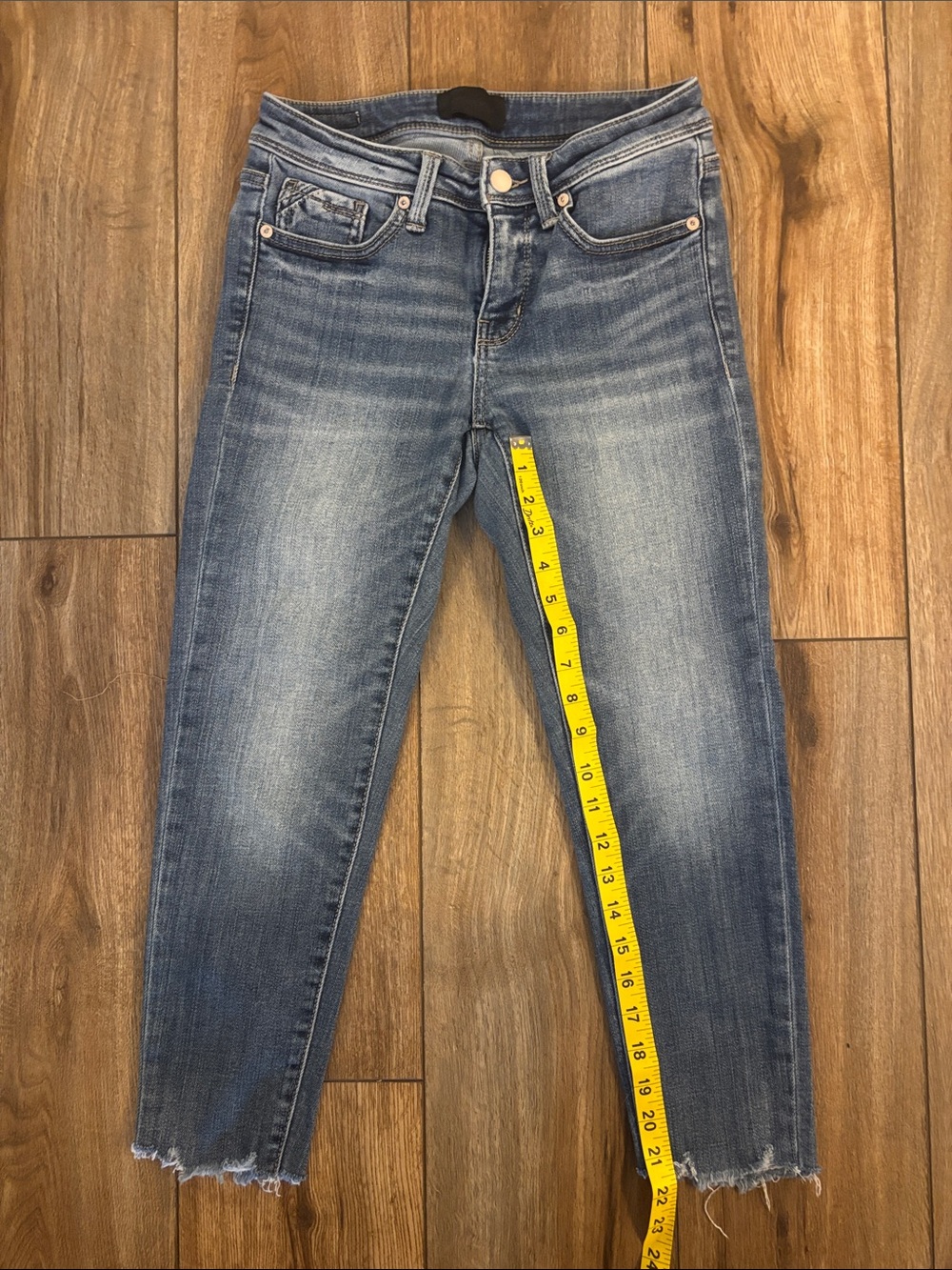 Buckle Black Fit No. 53 Ankle Skinny Jeans Blue Denim Size 25 High Stretch